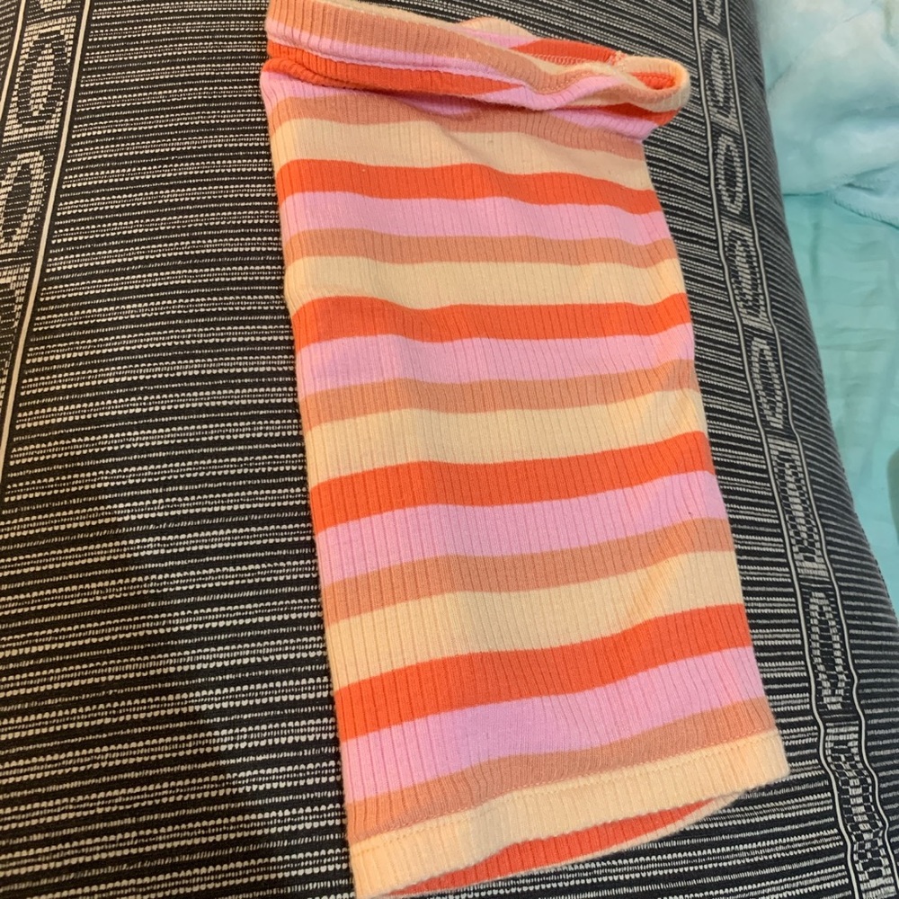 American eagle multi color tube top.